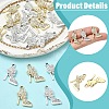 20Pcs 2 Colors Alloy Crystal Pendants FIND-YW0011-30-2