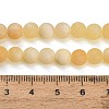 Natural Yellow Calcite Beads Strands GG-CBAA3AB-03-6mm-4