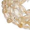 Heated Natural Citrine Beads Strands G-L650-I01-01-4