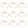 10Pcs Rack Plating Brass Cable Chain Link Bracelet Making KK-TA0001-42A-7
