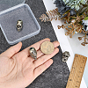 3Pcs 3 Styles Brass European Beads KK-HS0002-27A-3
