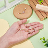 3Pcs 3 Colors Brass Pave Cubic Zirconia Connector Charms KK-TA0008-71G-5