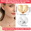 30Pcs 2 Colors Alloy Beads FIND-BBC0005-17-2