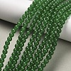 Natural & Dyed Malaysia Jade Bead Strands G-A146-4mm-A06-1