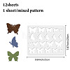 12Pcs 12 Styles PET Plastic Hollow Out Drawing Painting Stencils Templates DIY-WH0470-001-2