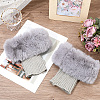 Acrylic Fiber Woolen Yarn Socks Leg Cover AJEW-WH20018-149C-4