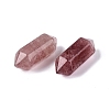 Synthetic Strawberry Quartz Pendants G-Q601-27E-2