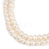 Natural Cultured Freshwater Pearl Beads Strands PEAR-P064-19G-03A-4