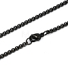 201 Stainless Steel Hollow Moon Cat Shaped Pendant Box Chain Necklaces NJEW-M010-06-3