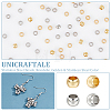 Unicraftale 60Pcs 2 Colors Ion Plating(IP) 201 Stainless Steel Beads STAS-UN0055-57-5