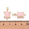 Alloy Enamel Pendants PALLOY-T092-26G-03-3