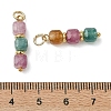 Natural Multicolor Tourmaline Pendants PALLOY-JF05308-4