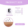 500Pcs Acrylic Horizontal Hole Letter Beads OACR-YS0001-03E-3