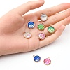 8Pcs 4 Colors Alloy Resin Pendants FIND-YW0003-76-3