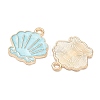 Alloy Enamel Pendants AL-CBAE435-16G-05-2