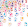 50Pcs Acrylic European Beads MACR-TADJ0001-13F-3