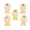 Handmade Foil Lampwork Fish Beads FOIL-Z001-01K-1