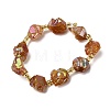 Electroplated Raw Rough Natural Amethyst Beads Strands G-Z131-J02-05-3