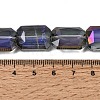Electroplated Glass Beads EGLA-H002-A-15-4