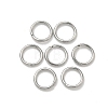 Tarnish Resistant 304 Stainless Steel Open Jump Rings X-STAS-Q186-02-6x0.8mm-1
