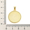 Brass with Cubic Zirconia Pendants X-KK-K332-16A-G-01-3