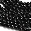 Natural Black Tourmaline Beads Strands G-H329-E02-10mm-4