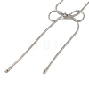 Non-Tarnish 304 Stainless Steel Snake Chain Necklaces NJEW-Q339-03P-2