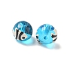 Ocean Theme Handmade Glass Enamel Beads LAMP-D304-02J-3