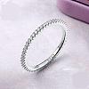 Anti-Tarnish Rhodium Plated 925 Sterling Silver Finger Rings RJEW-FF0008-008P-17mm-3