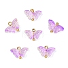 Alloy Glass Pendants GLAA-P080-02G-02-1