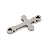 201 Stainless Steel Connector Charms STAS-S146-08P-2