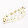 Iron Safety Brooch Findings IFIN-R226-G-3