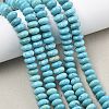 Dyed Natural Magnesite Beads Strands G-B173-A01-01-1