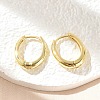 Brass Huggie Hoop Earrings EJEW-C502-11G-3