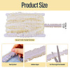 10M Double Layer Polyester Lace Ribbon OCOR-TA0004-14B-4