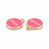 Alloy Enamel Charms ENAM-T016-11A-RS-3