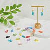 60Pcs 12 Styles Glazed Porcelain Beads PORC-FH0001-14-6