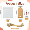 Angle Glass Pendant Decorations HJEW-FS0001-07-3