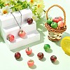 20Pcs 4 Colors Opaque Resin Pendants CRES-CJ0001-94-6