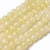 Spray Painted Glass Beads Strands X-GLAA-A038-C-41-1