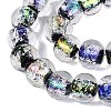Handmade Foil Glass Beads Strands FOIL-Q002-01A-3