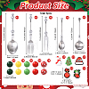 5Pcs 5 Styles 201 Stainless Steel Tableware FIND-YW0009-61-2