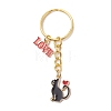 Valentine's Day Alloy Enamel Pendant Keychains KEYC-JKC01178-02-1