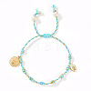 304 Stainless Steel Religious Charm Bracelets NU3381-1-1