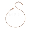 Brass Link Chain Bracelets for Women BJEW-G735-06RG-4