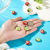 10Pcs 2 Colors Handmade Porcelain Beads PORC-TA0001-65-6
