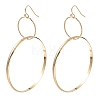 Ion Plating(IP) 304 Stainless Steel Dangle Earrings for Women EJEW-G397-07G-1