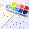 100G 10 Style 11/0 Glass Seed Beads SEED-YW0002-41-5