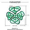 304 Stainless Steel Enamel Pendants STAS-OY019-17G-2