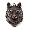 Tibetan Style Alloy Pendants X-FIND-C052-12R-1